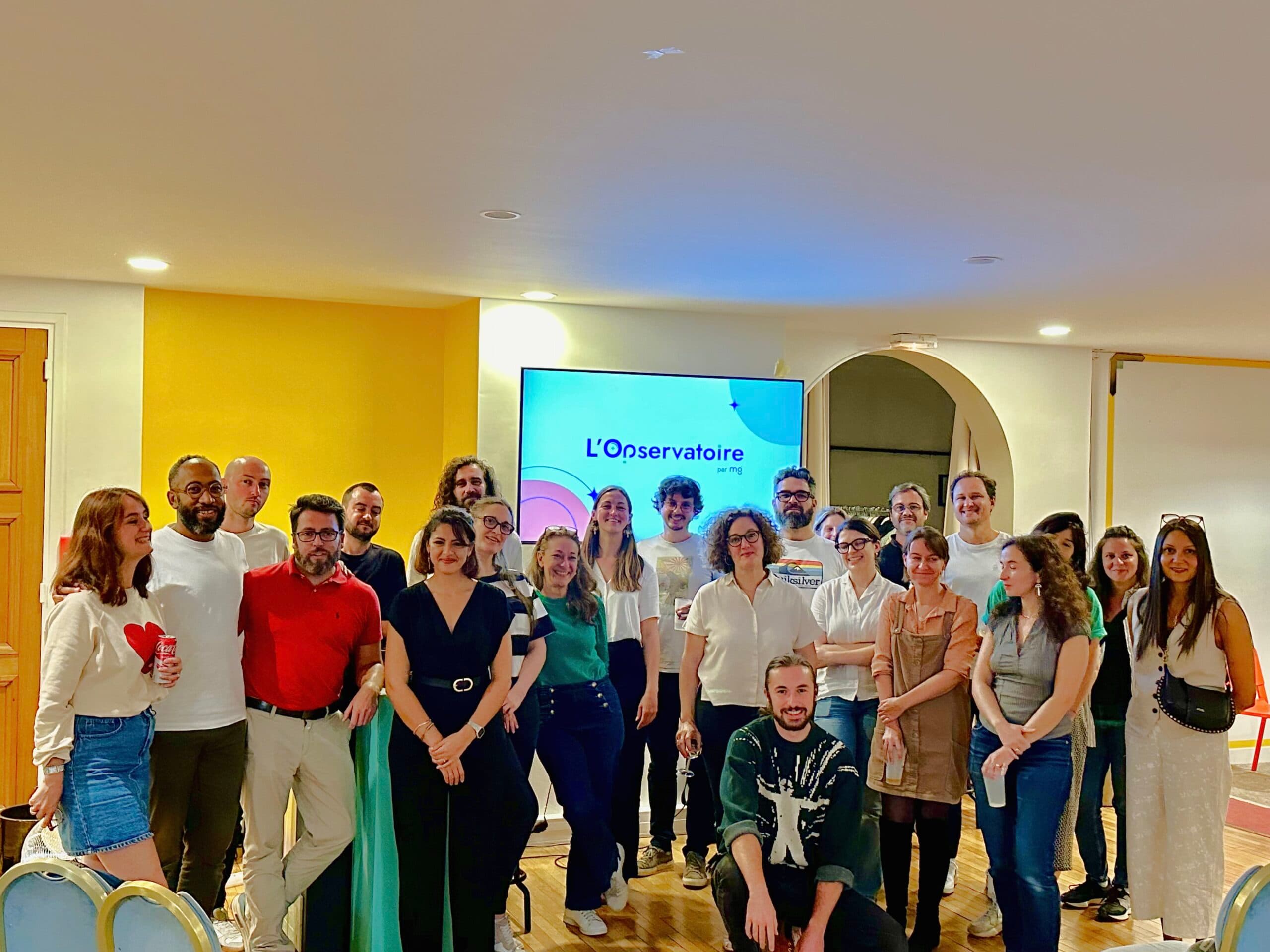 Photo de groupe des participants d'une session de l'Opservatoire