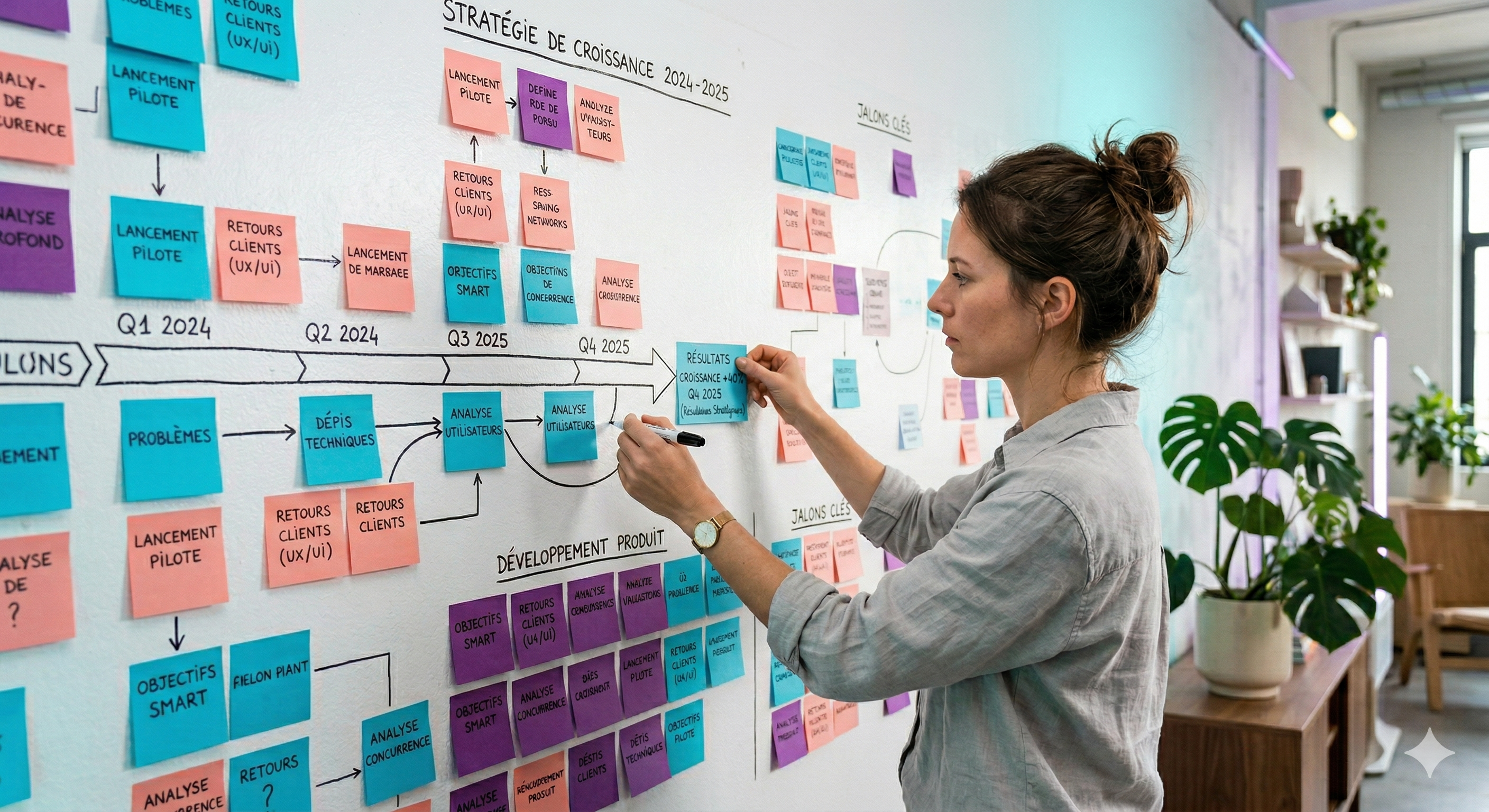 Product Manager en session de formation IA